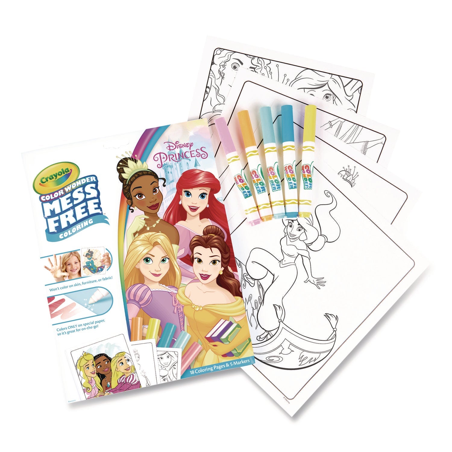 crayola-r-disney-princess-color-wonder-kit-18-coloring-pages-and-5-markers-cyo757003_1